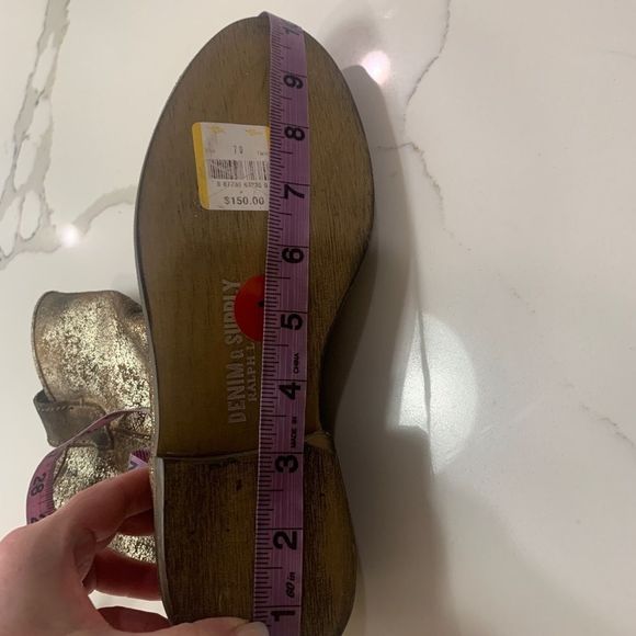 Denim & Supply Gold Crackle Boots size 7 - Picture 11 of 12